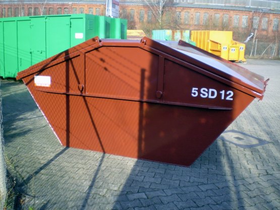Abgedeckte Absetzmulde