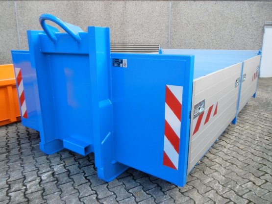 HÜLLENKREMER Containerbau NRW - Abroll-Container-Kippaufbau mit Aluminium-Bordwänden