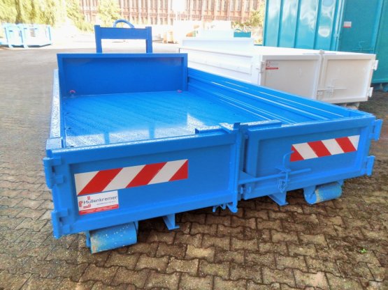 HÜLLENKREMER Containerbau NRW - Abrollcontainer-Kippaufbau mit Stahlbordwänden