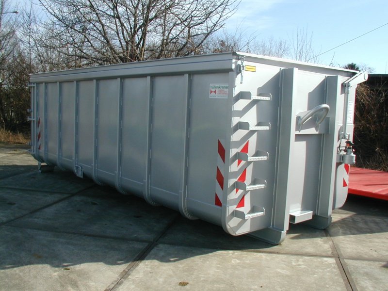 Abrollcontainer, Klappdach