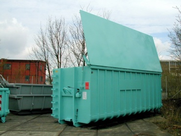 Abrollcontainer gedeckte Ausführung