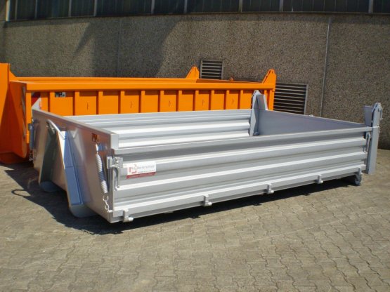 HÜLLENKREMER Containerbau NRW - City Container-Kippaufbau mit seitlichen Stahlbordwänden