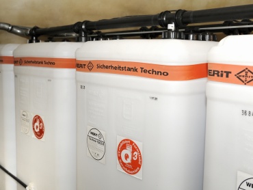 Doppelwandige Sicherheitstankanlage Werit