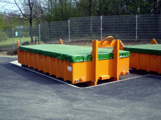 Entwässerungs Abrollcontainer