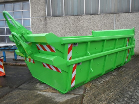 HÜLLENKREMER Containerbau NRW - Stapelcontainer 107° mit Entleerungsklappe