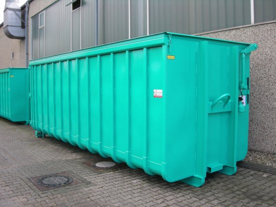 HÜLLENKREMER Containerbau NRW - Abrollcontainer mit Klappdach