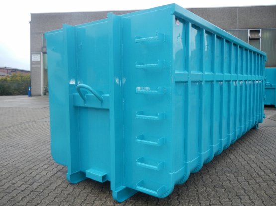 HÜLLENKREMER Containerbau NRW - offener Abrollcontainer Bauchbinde