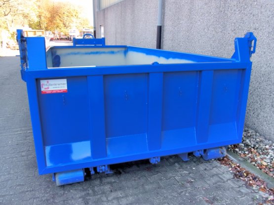 HÜLLENKREMER Containerbau NRW - Abrollcontainer, offen, Entleerungsklappe, Inhalt ca. 13 m³