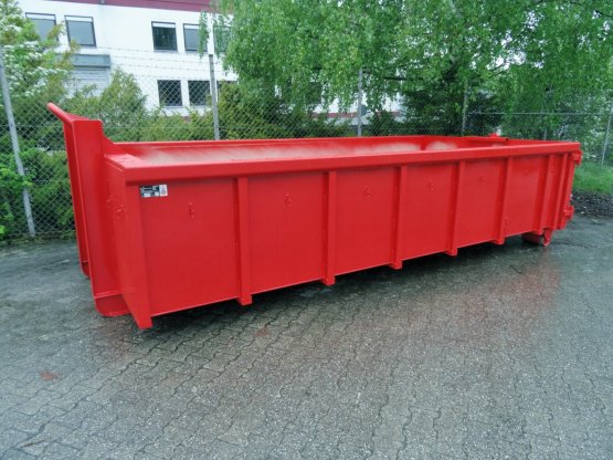 HÜLLENKREMER Containerbau NRW - Abrollcontainer, offen, Doppelflügeltür, Inhalt ca. 11,5 m³, eckige Bauweise