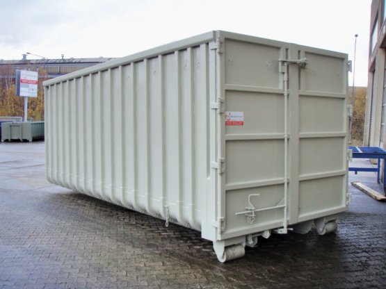 HÜLLENKREMER Containerbau NRW - Großcontainer, offen, Doppelflügeltür verstärkt