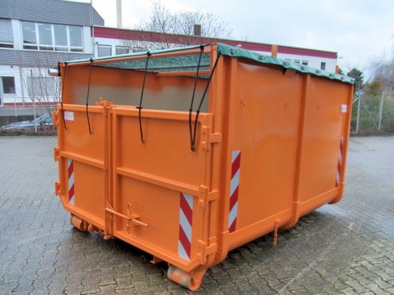 HÜLLENKREMER Containerbau NRW - offener City-Container mit Netzgewebe